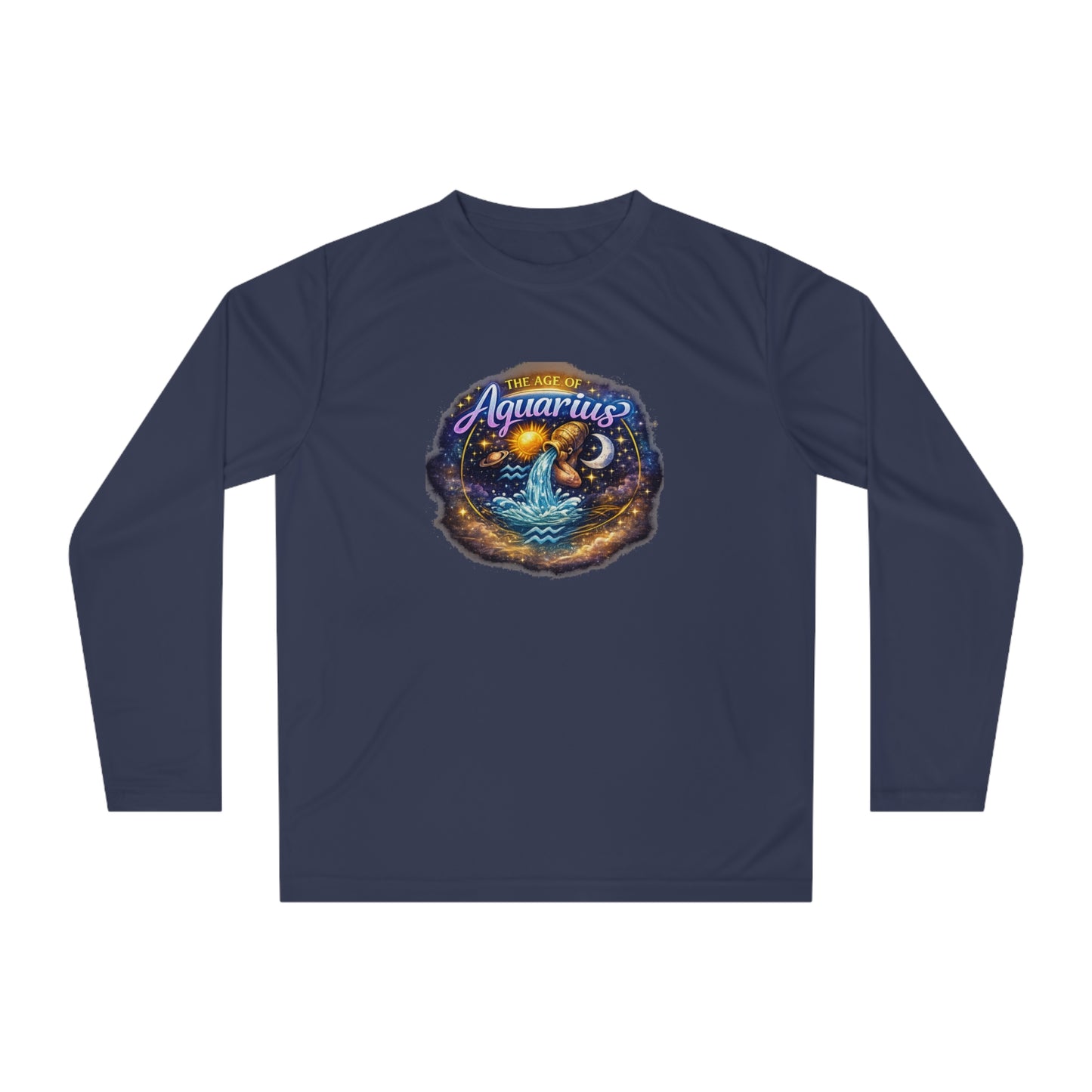 Aquarius Zodiac Long Sleeve Shirt