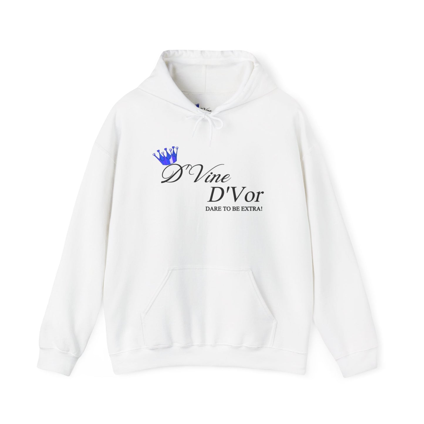 DVine DVor Dare to Be Extra Crown Logo Pullover