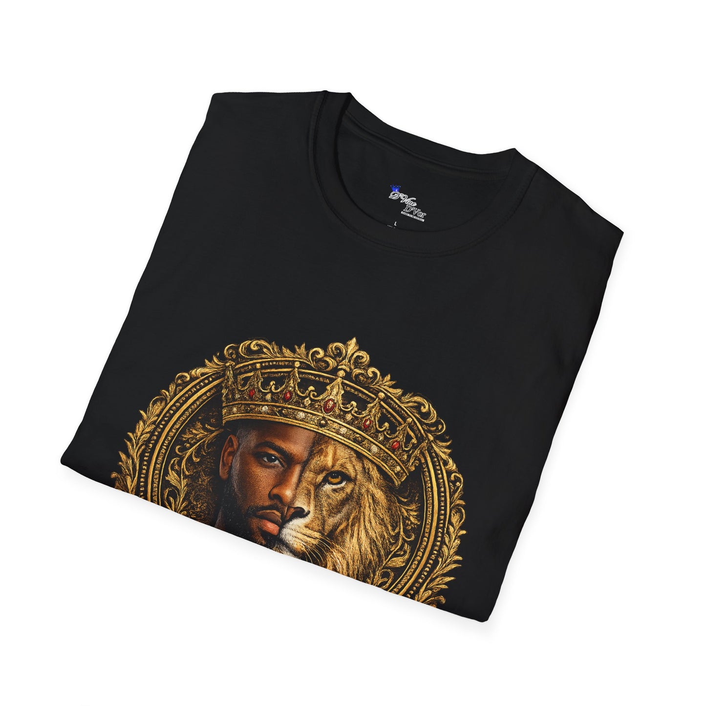 King of All Kings T-Shirt — Regal Lion & Crown Christian Faith Tee