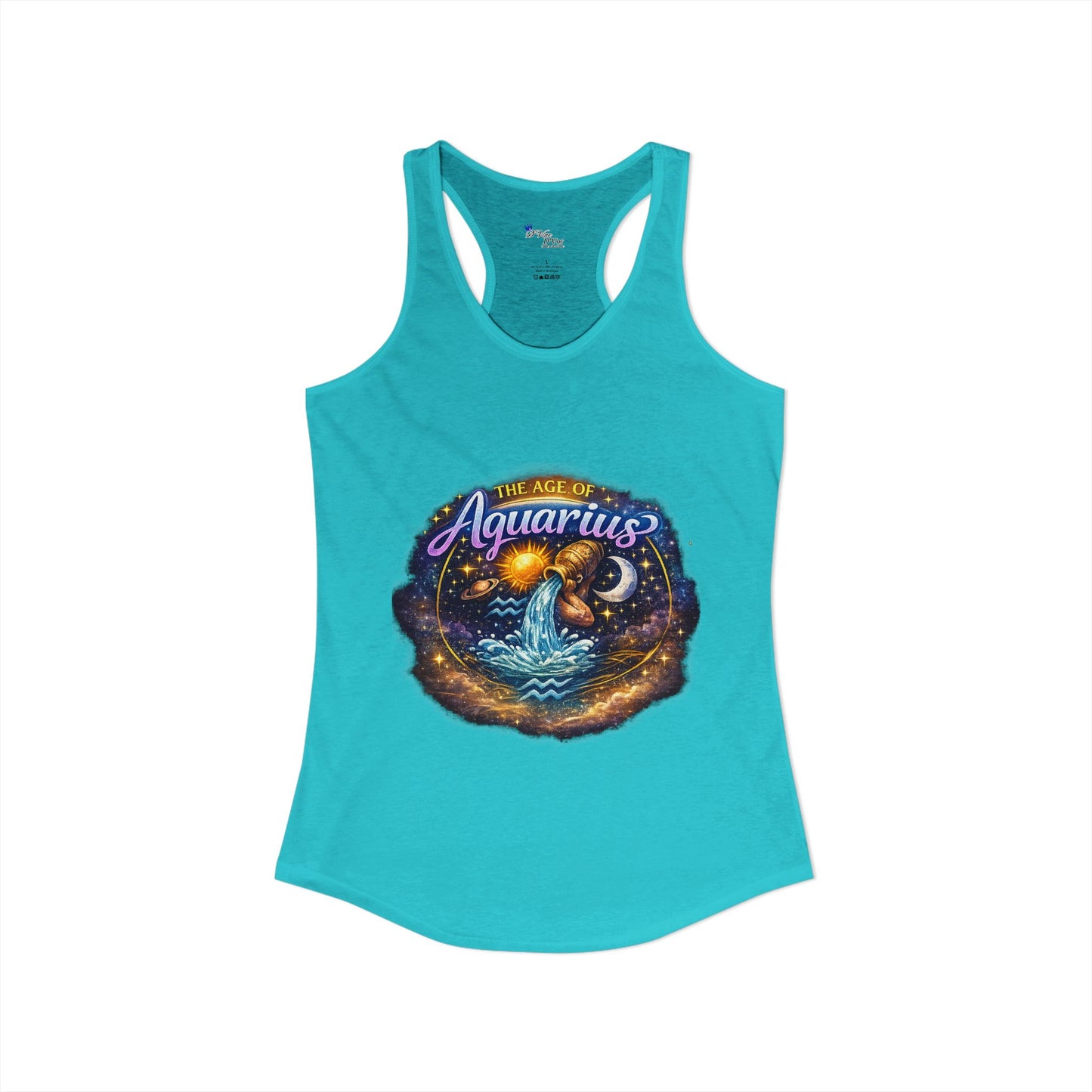 Womens Age of aqaurius Racerback Tank