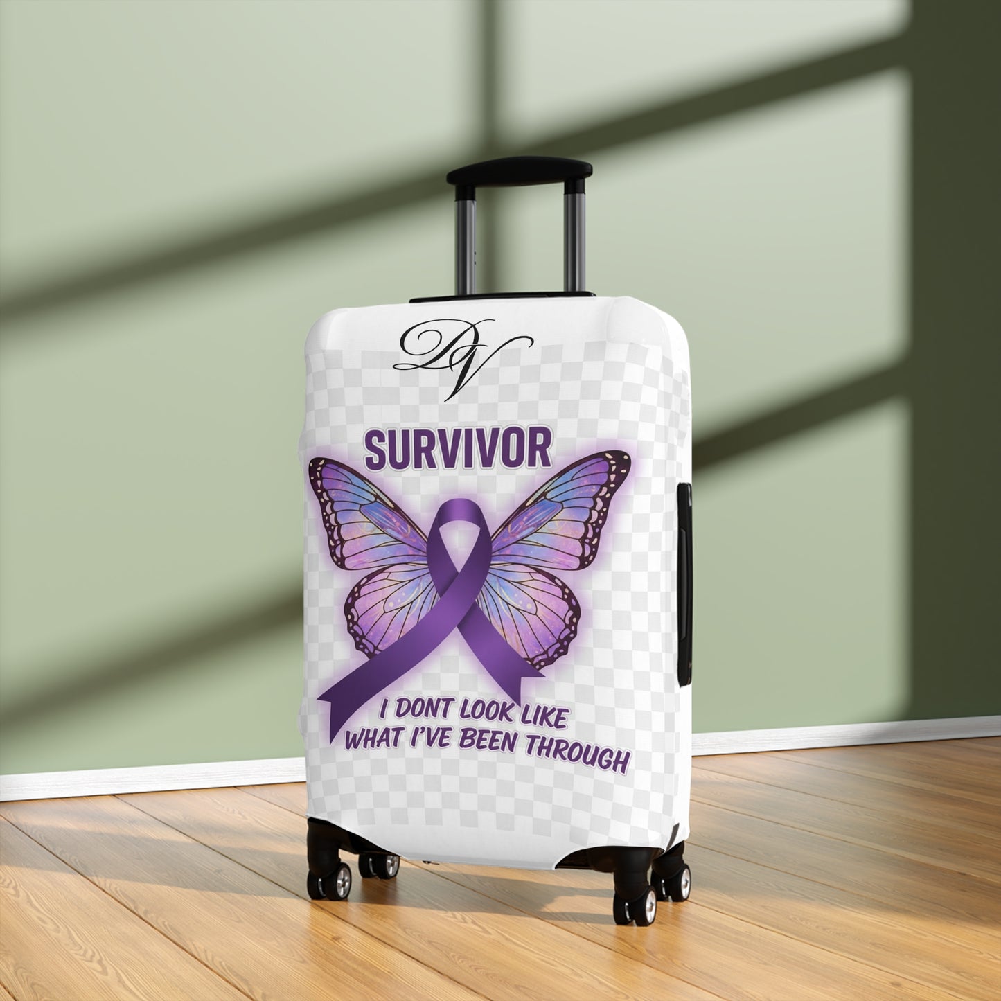 Survivor Luggage Cover I Don’t Look Like What I’ve Been Through