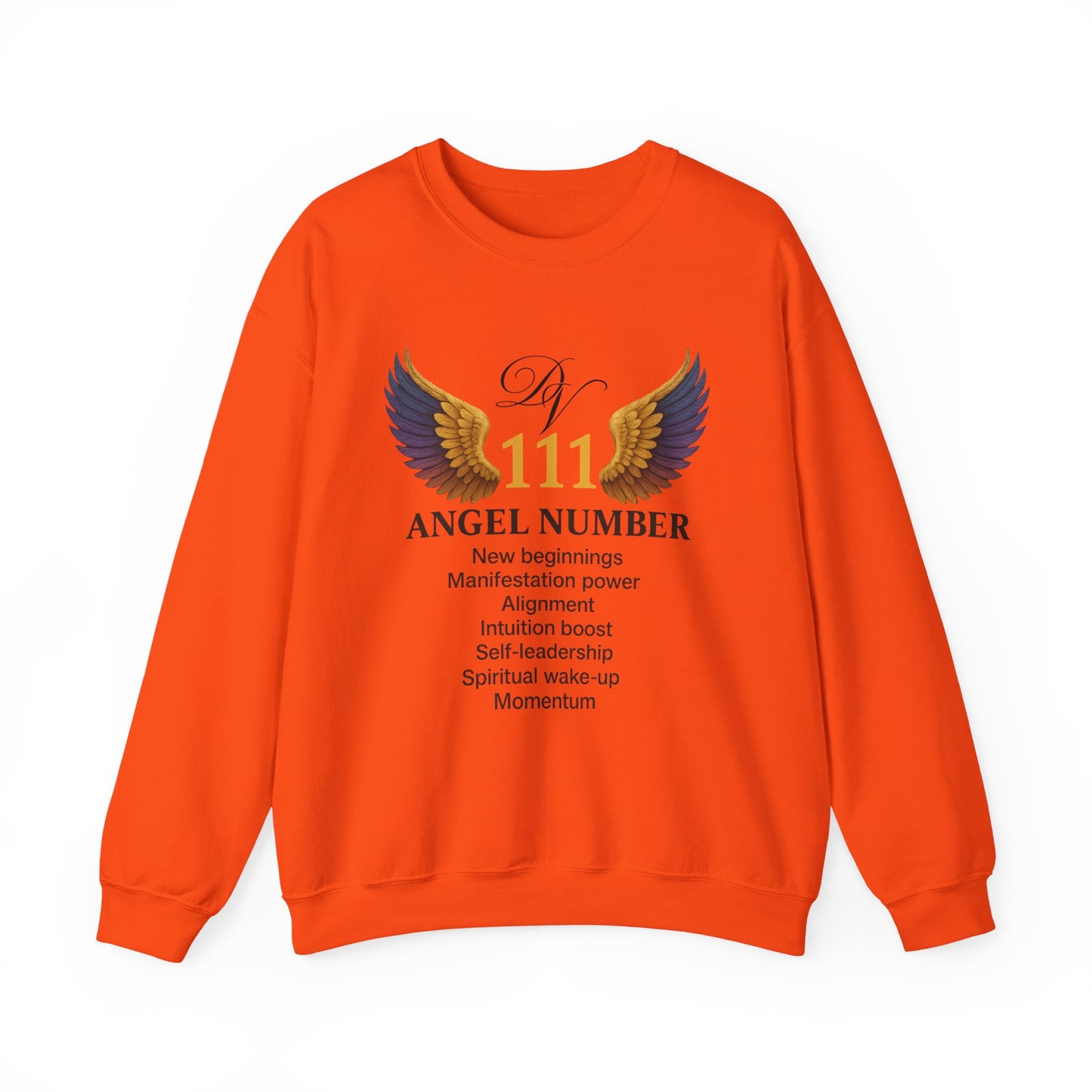 Angel Number 111 Spiritual Awakening Crewneck Manifestation & Alignment