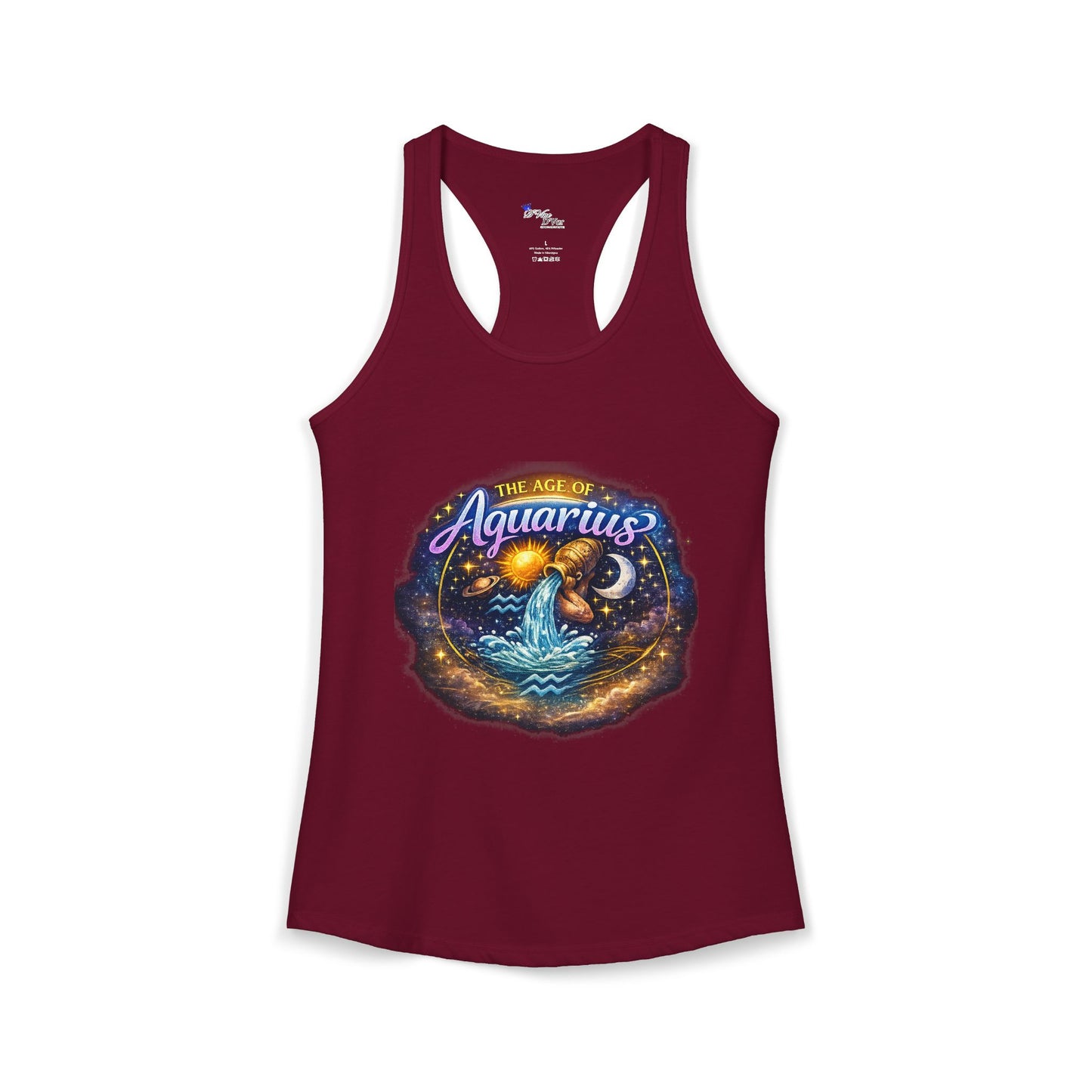 Womens Age of aqaurius Racerback Tank