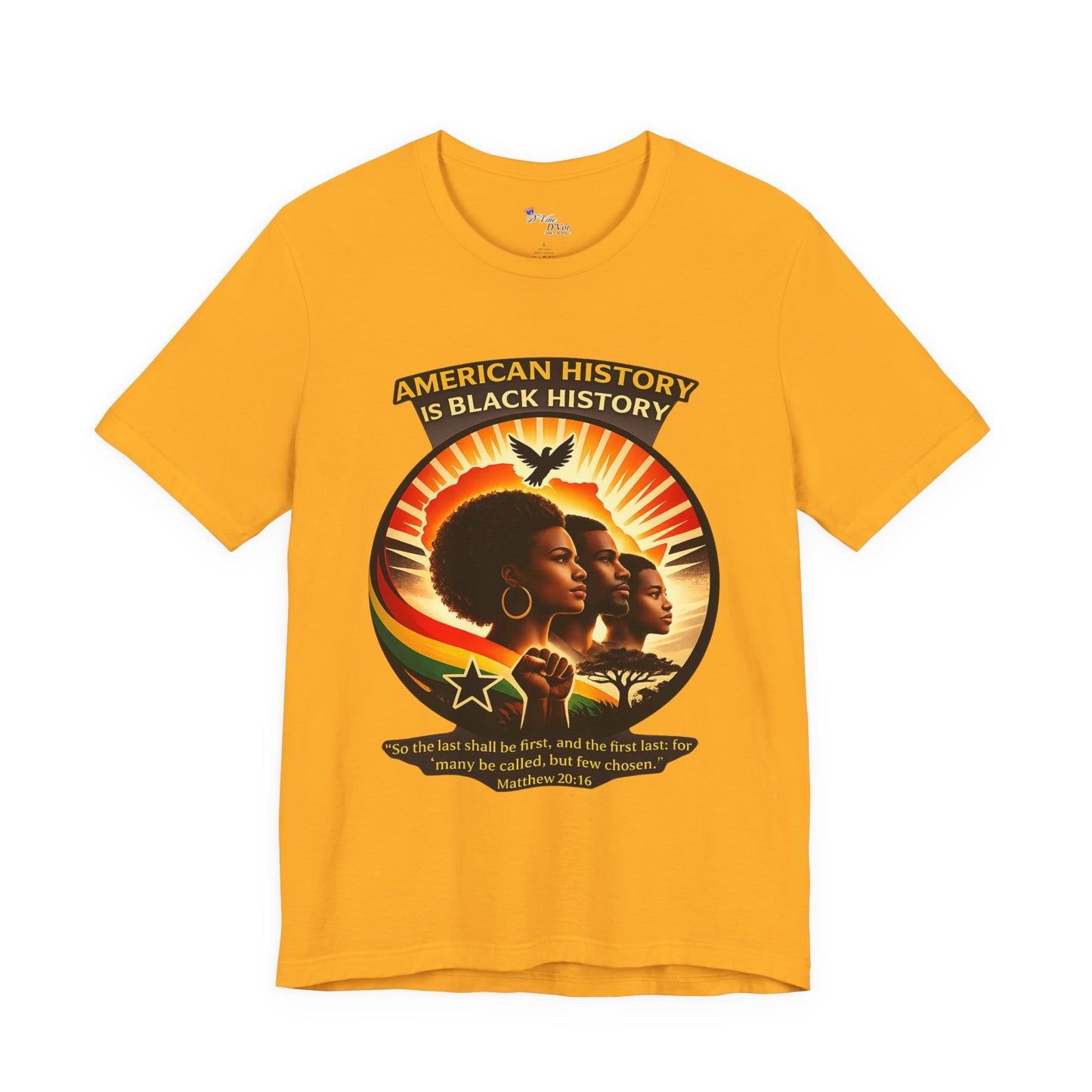 History Tee — "American History Is Black History" Graphic T-Shirt