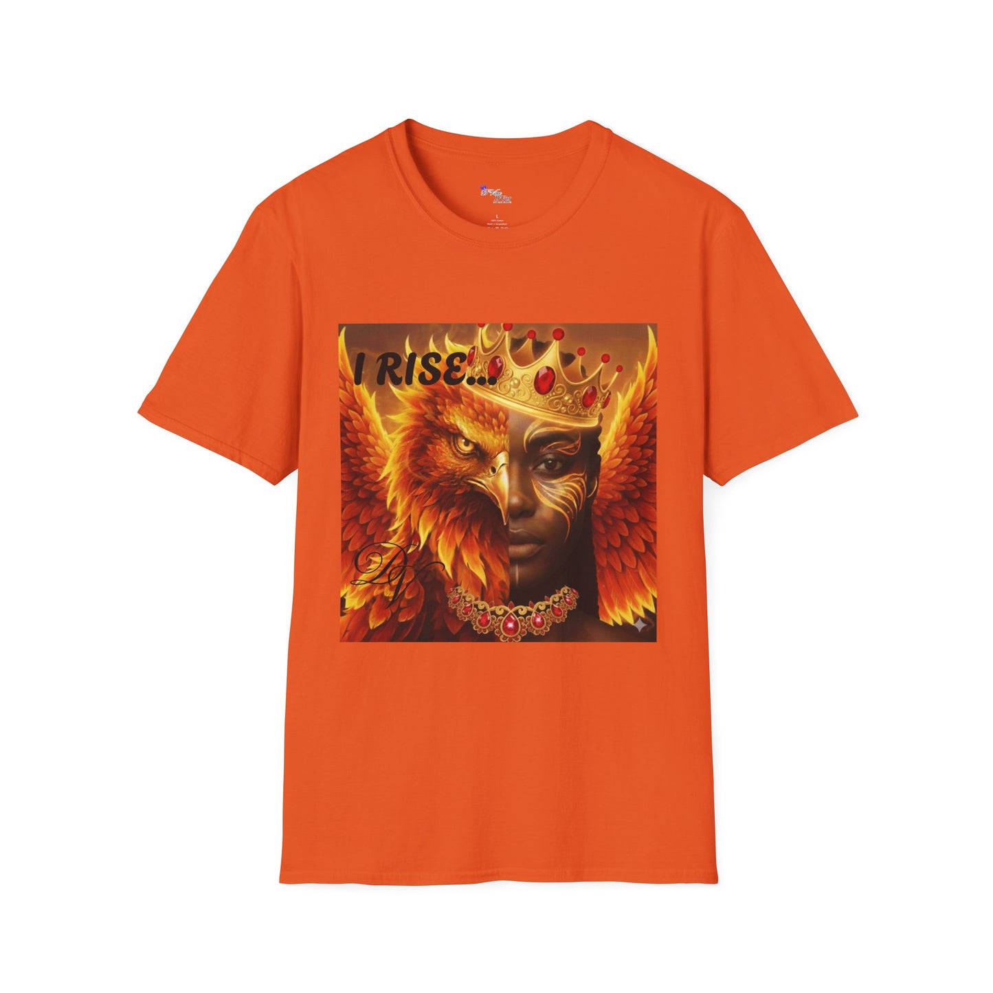 Phoenix Queen I Rise Fiery Renaissance Graphic Tee