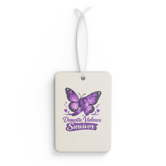 Purple Butterfly “Domestic Violence Survivor” Scented Air Freshener