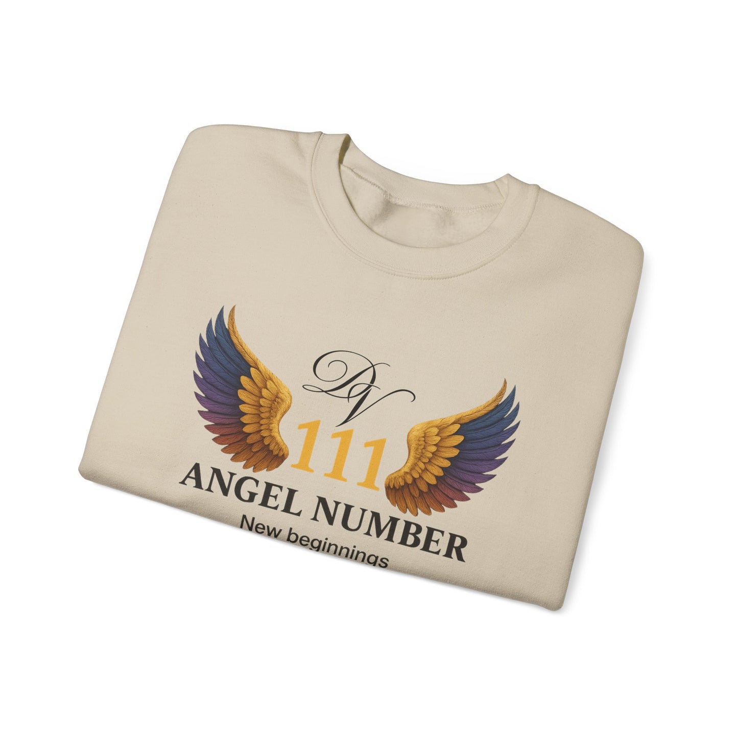 Angel Number 111 Spiritual Awakening Crewneck Manifestation & Alignment