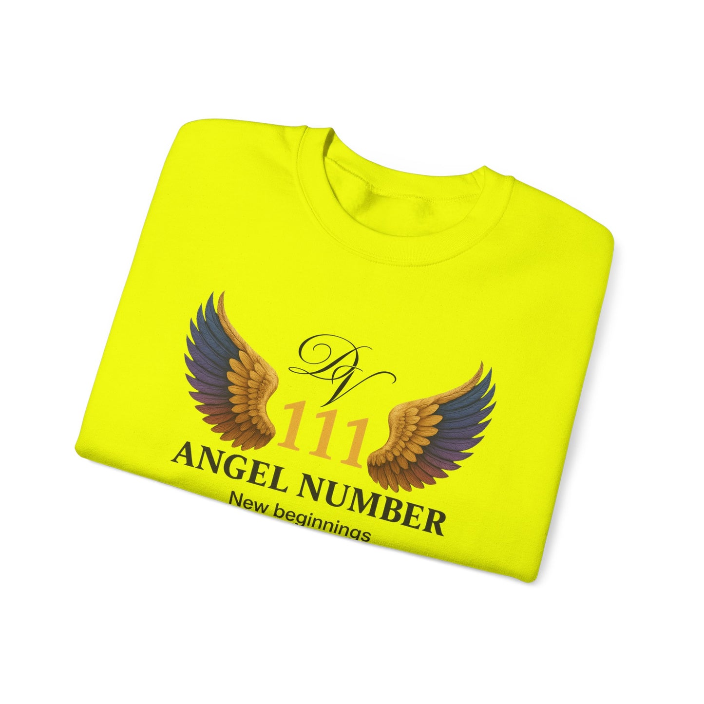 Angel Number 111 Spiritual Awakening Crewneck Manifestation & Alignment