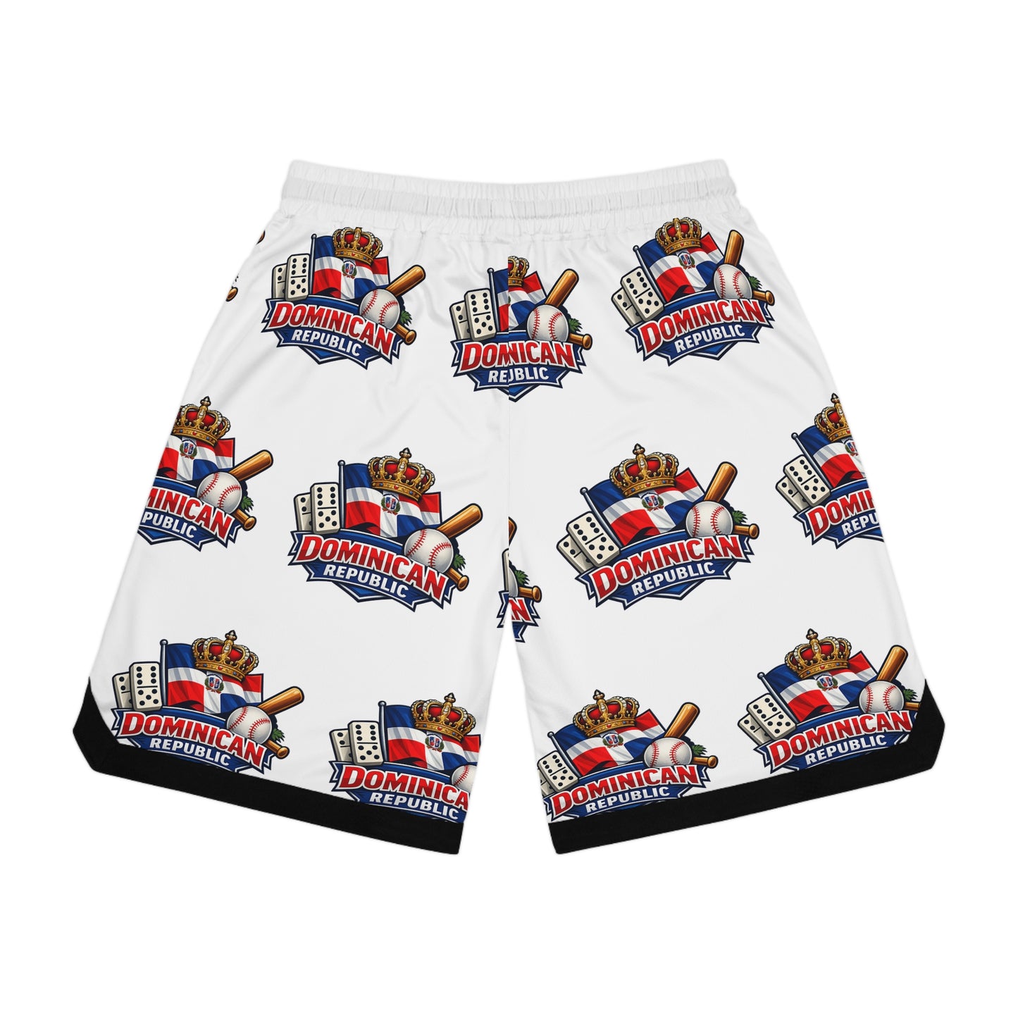 Dominican Republic Baseball Logo Rib Shorts