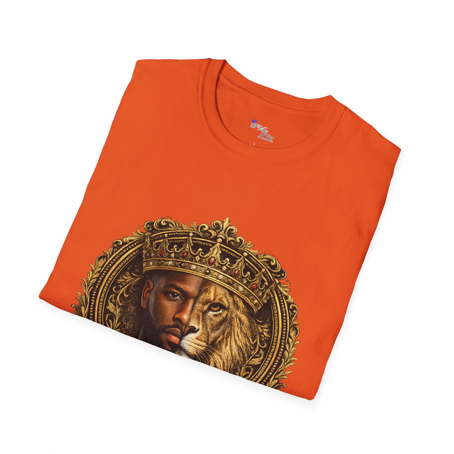 King of All Kings T-Shirt — Regal Lion & Crown Christian Faith Tee