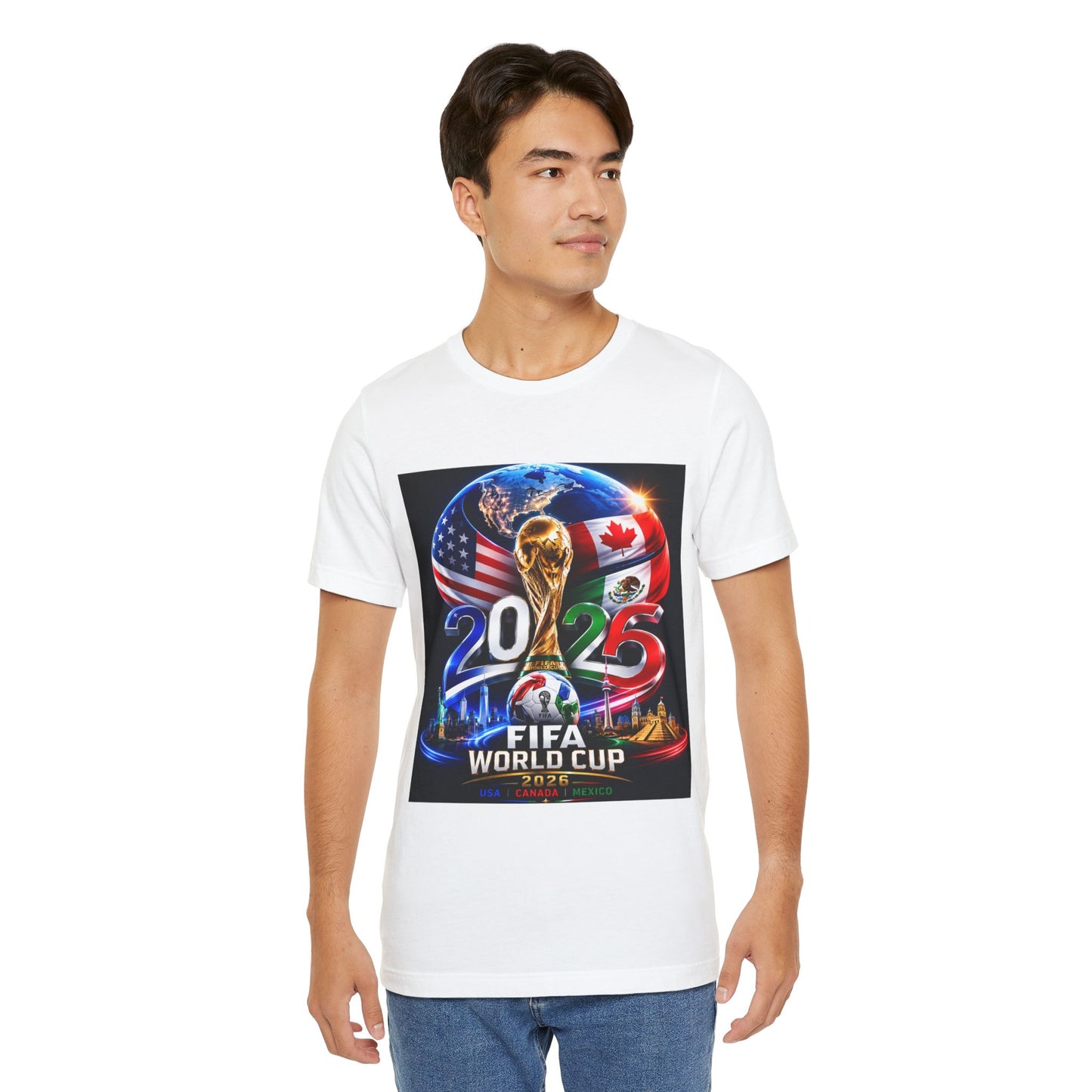 2026 FIFA World Cup T-Shirt — USA & Canada Host Soccer Fan Tee