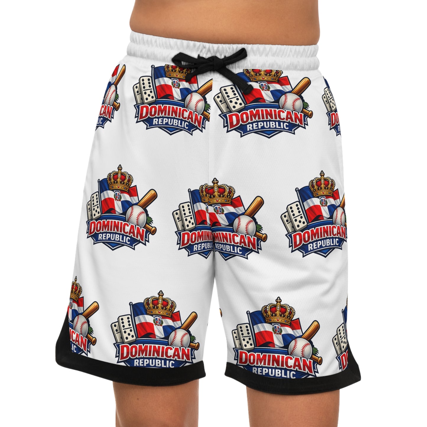 Dominican Republic Baseball Logo Rib Shorts