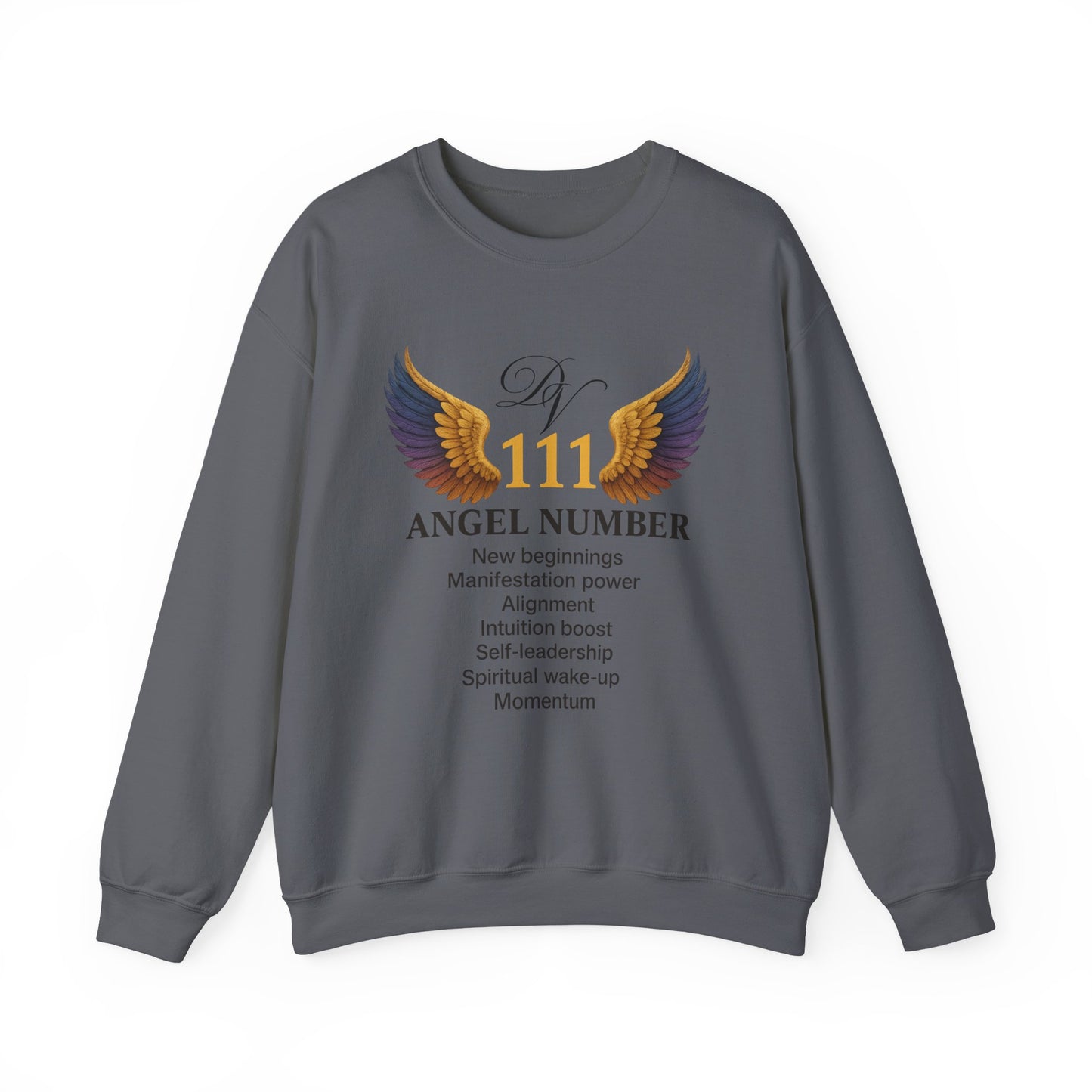 Angel Number 111 Spiritual Awakening Crewneck Manifestation & Alignment