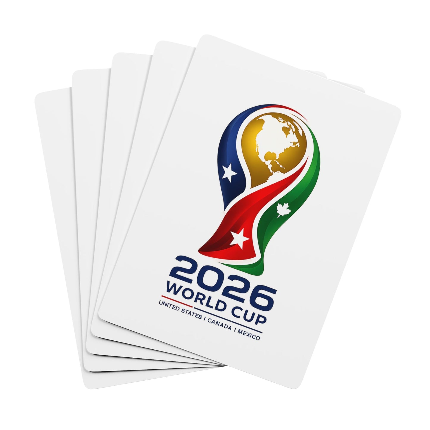 2026 World Cup Poker Playing Cards — Soccer Tournament Deck