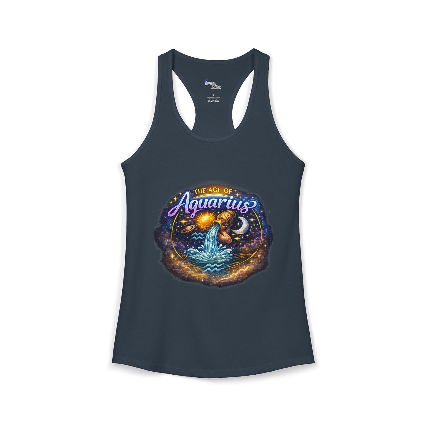 Womens Age of aqaurius Racerback Tank