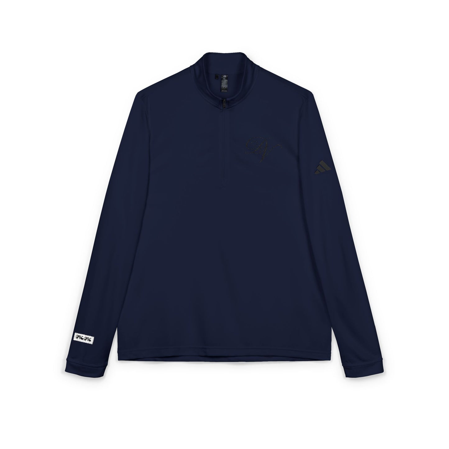 Adidas DVine DVor Embroidered Monogram Quarter-Zip Pullover