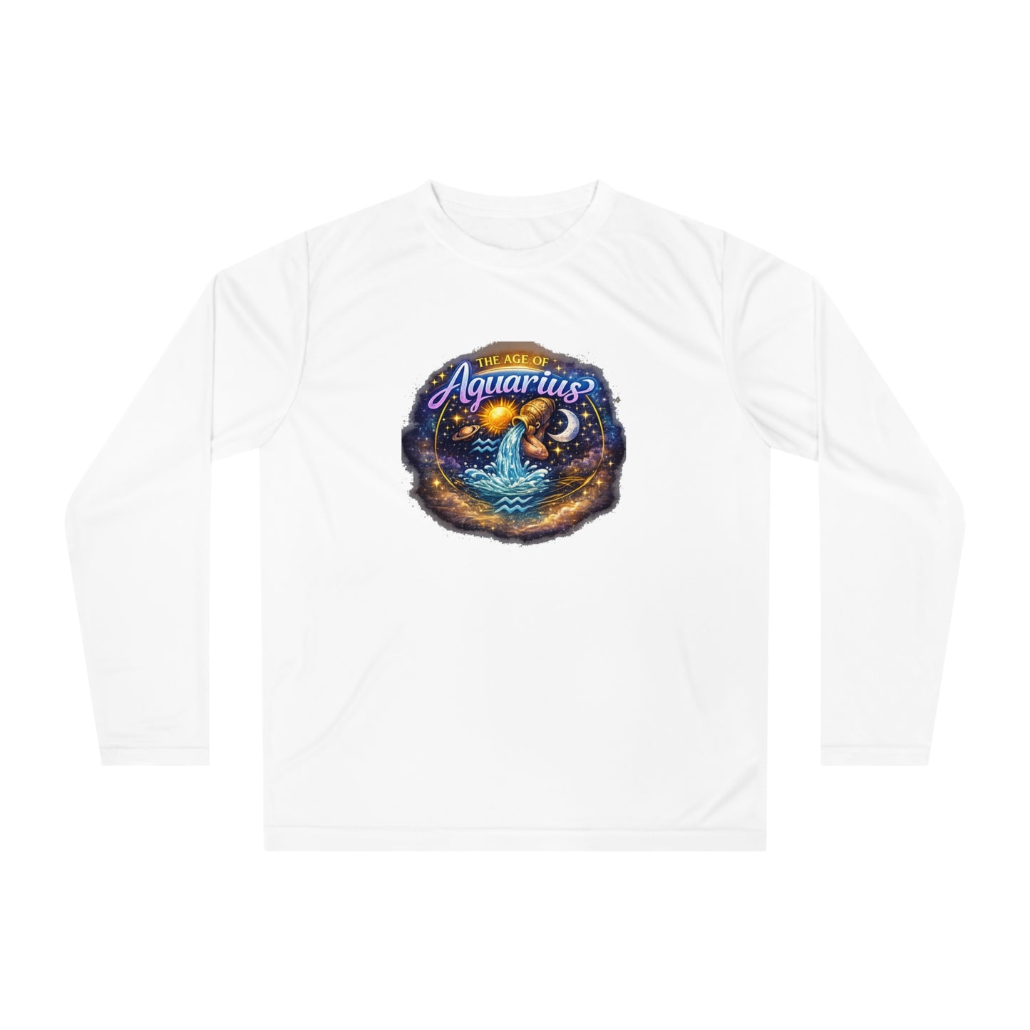 Aquarius Zodiac Long Sleeve Shirt