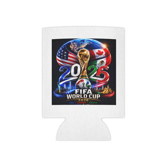 FIFA World Cup 2026 Can Cooler – USA Canada Mexico Soccer Koozie