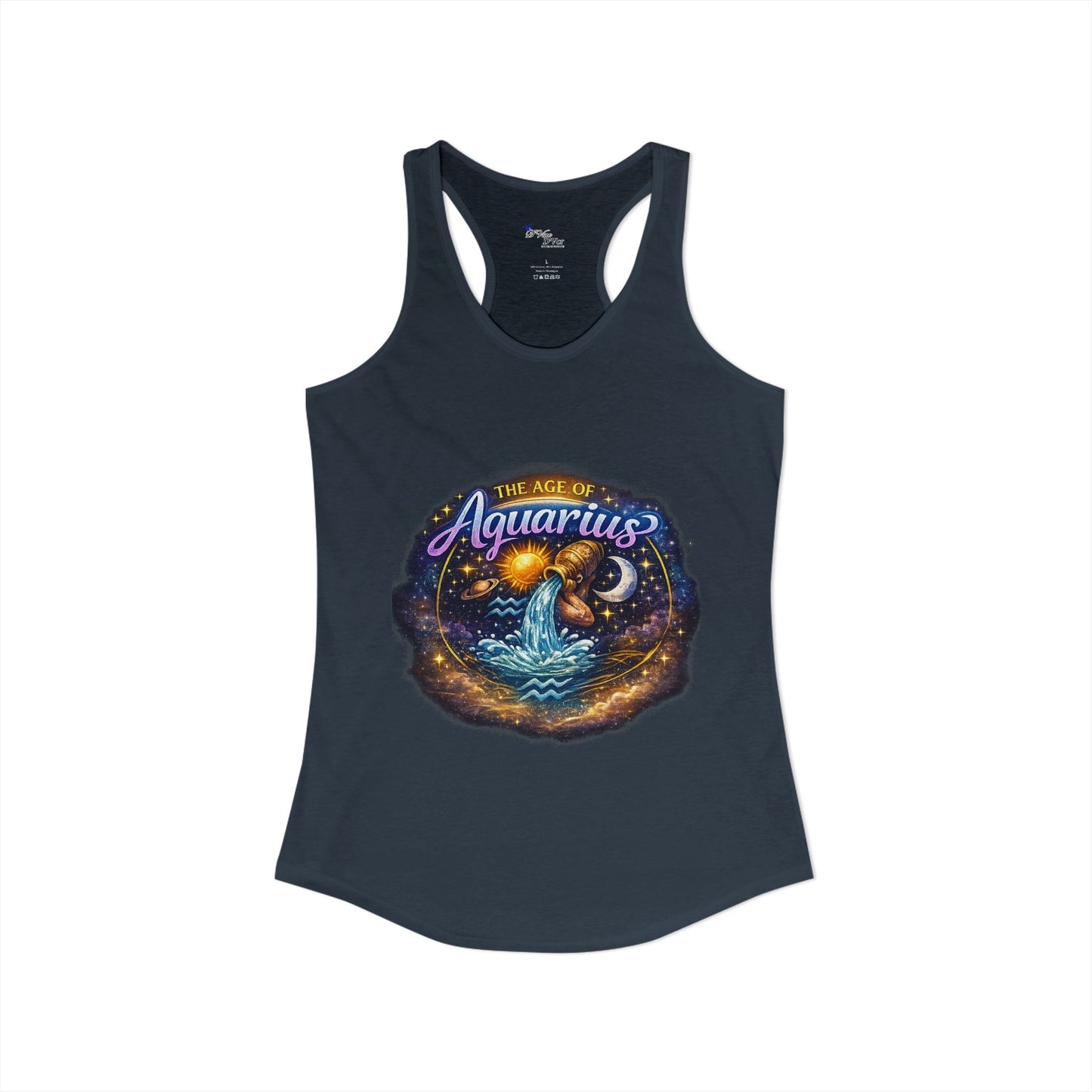 Womens Age of aqaurius Racerback Tank