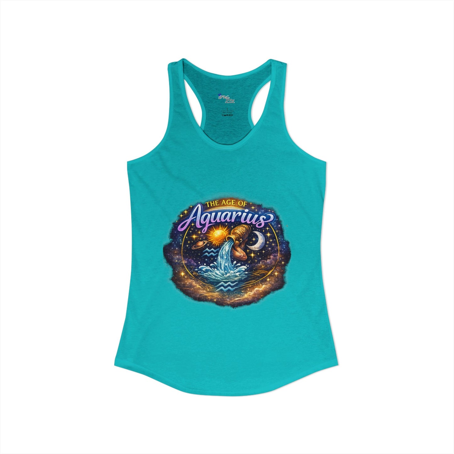 Womens Age of aqaurius Racerback Tank