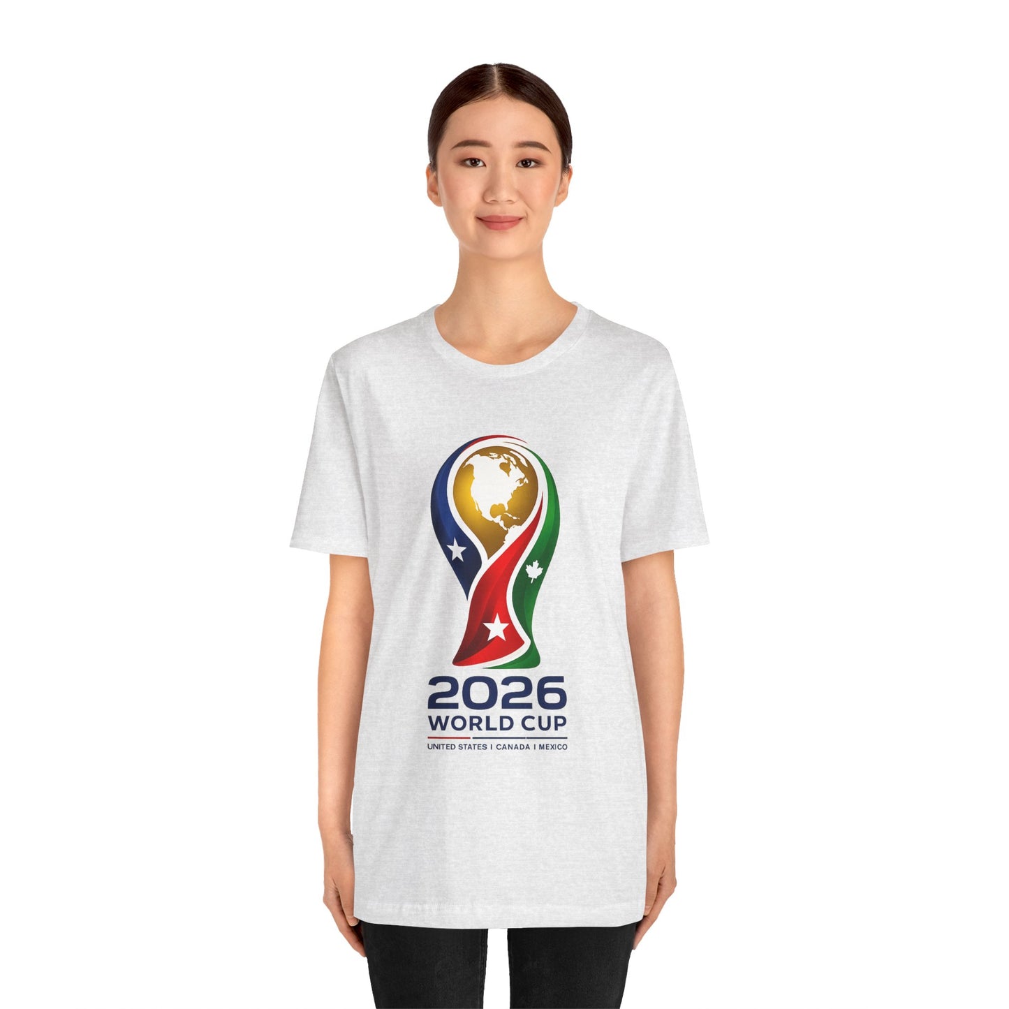 2026 World Cup Logo T‑Shirt – USA / Canada / Mexico Soccer Tee