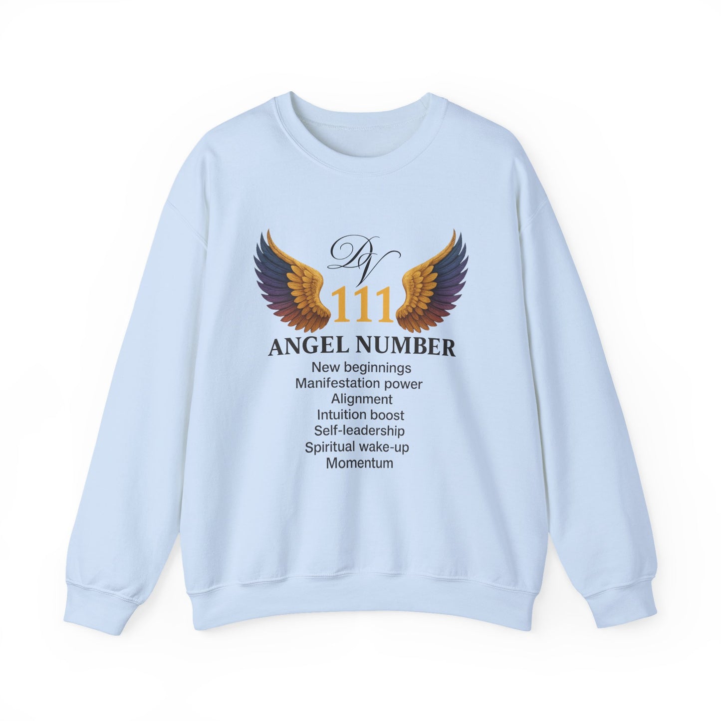 Angel Number 111 Spiritual Awakening Crewneck Manifestation & Alignment