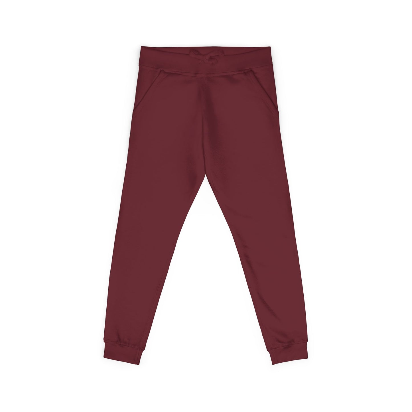 Embroidered Monogram Fleece Sweatpants — Cozy Coral Joggers