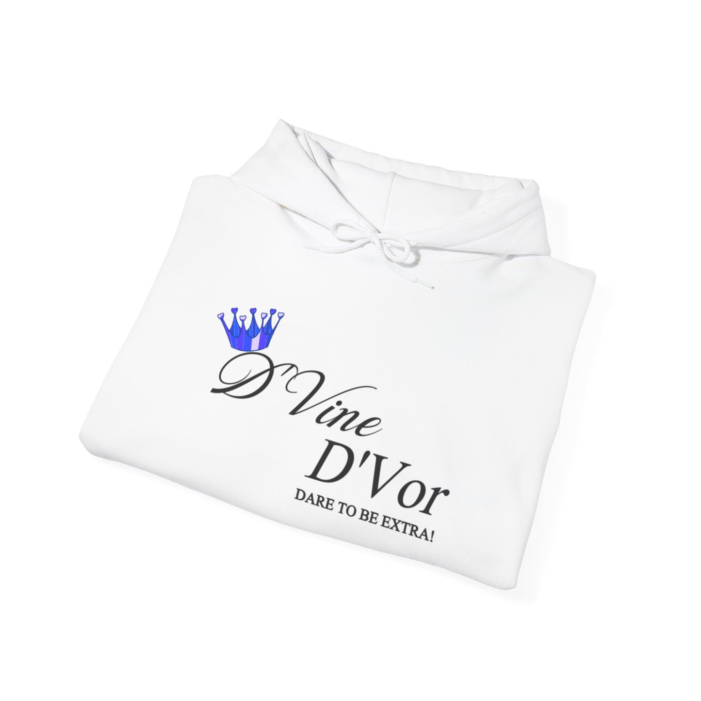 DVine DVor Dare to Be Extra Crown Logo Pullover